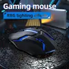 Aksesoris Komputer Mouse Gaming USB RGB 3D Berkabel Ergonomis Optik untuk Komputer Desktop PC