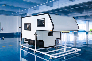 Ecocampor - <span class=keywords><strong>Mini</strong></span> Caravana de Aluminio para Camioneta, Carcasa Rígida, Deslizable, con Baño, para Viajes Todoterreno 4x4, <span class=keywords><strong>Precio</strong></span> al por Mayor - Product Image 2