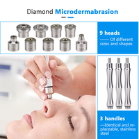 Máquina de Belleza Profesional 3 en 1 para Hidrodermoabrasión, Infusión de Oxígeno, Microdermoabrasión con Diamantes y Analizador de Piel