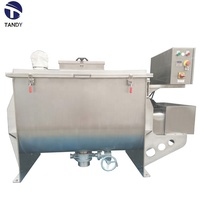Mélangeur horizontal industriel de ruban de poudre de nourriture d'acier inoxydable