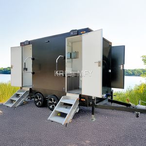 2025 Vip Remorques Toilettes Portable Salle De Bains Toilette Douche Mobile En Plastique Extérieur - Product Image 4