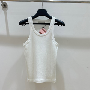 Chaleco de Punto Minimalista para Mujer, Transpirable, Resistente al Viento, con Bordado Floral, Mezcla de Cachemira, Ligero, Sin Mangas, Elegante y Suave para Primavera - Product Image 3