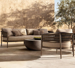 Decoout Cojín de silla de salón de aleación de aluminio para exteriores de gama alta y popular para sillón tejido de <span class=keywords><strong>cama</strong></span> de día de aluminio para exteriores y jardín - Product Image 3