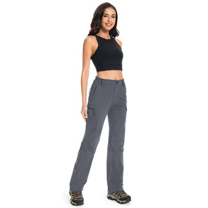 <span class=keywords><strong>Pantaloni</strong></span> da trekking traspiranti a vita alta personalizzati da <span class=keywords><strong>donna</strong></span> <span class=keywords><strong>pantaloni</strong></span> da trekking a gamba larga tinti <span class=keywords><strong>pantaloni</strong></span> decappottabili in stile piatto e Casual da <span class=keywords><strong>donna</strong></span> - Product Image 2