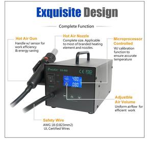 Estación de Retrabajo de Aire Caliente Inteligente con Pantalla LCD Pro'skit Professional SS-968H, 220v/600w/0~480 ℃   para el Desarrollo de Productos e Investigación Científica - Product Image 3