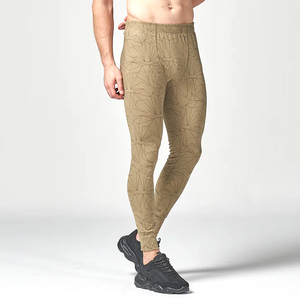 Wholesale <b>Men</b> Fitness Leggings <b>Compression</b> Running Gym <b>Tights</b> Quick Dry Stretch Sportswear Custom Logo - Product Image 3