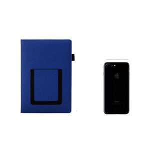 Cuadernos de bolsillo <span class=keywords><strong>para</strong></span> móvil de cuero PU reciclados ecológicos A5 personalizables, regalo corporativo <span class=keywords><strong>para</strong></span> promoción de oficina, papelería, Agenda, diario - Product Image 2