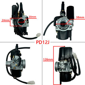 Carburador PD12J para Todoterreno, Compatible con Modelos como Speedfight 34, Ludix, Kisbee, Jet Force, GURTNER y <span class=keywords><strong>PYA</strong></span> - Product Image 6
