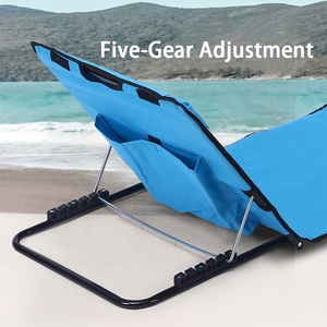 Moderno ocio plegable Oxford Silla de salón portátil al aire libre Camping Picnic Silla de playa al por mayor Metal jardín Hotel uso OEM Logo - Product Image 6