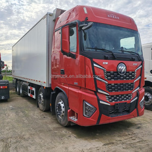 Camión <span class=keywords><strong>Tractor</strong></span> Refrigerado Foton Auman EST 6X4 Rojo Usado, 510HP, Euro5, Volante a la Izquierda, para Transporte de Alimentos Congelados en Contenedor, Larga Distancia - Product Image 5