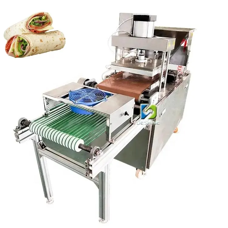 Ekmek için otomatik tortilla tacos sigara böreği makine mısır ve un buğday tortilla yapma makinesi