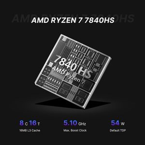 <span class=keywords><strong>PC</strong></span> <span class=keywords><strong>mini</strong></span> BOSGAME M4 Neo, chip <span class=keywords><strong>AMD</strong></span> Ryzen 7 7840HS, RAM 32GB DDR5, SSD PCle 1TB, hỗ trợ 3 màn hình 4K, USB4, Oculink, Dual LAN 2.5G, Wi-Fi 6E - Product Image 4