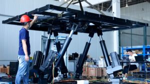 Platform gerak dinamis 6-DOF untuk taman tema rehabilitasi neurologis yang terinspirasi tempat tidur gerakan dengan komponen Motor inti & PLC - Product Image 6