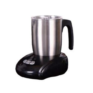 <span class=keywords><strong>Mousseur</strong></span> <span class=keywords><strong>à</strong></span> <span class=keywords><strong>lait</strong></span> électrique 3 modes (froid/chaud), en acier inoxydable 304 de qualité alimentaire, avec bec verseur en forme de gourde, idéal pour les lattes et cappuccinos - Product Image 2