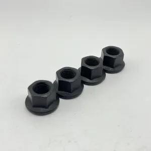 Chinese Factory Price Black Oxide Carbon Steel Hex Flange Nut