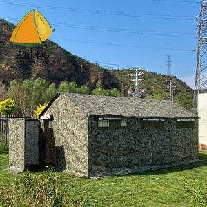 Tente d'abri de secours de toile imperméable de polyester de vente chaude <span class=keywords><strong>pour</strong></span> la tente résistante de désastre - Product Image 2