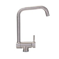 Robinet de cuisine pliable de luxe avec acier inoxydable 304, double poignée, thermostatique, pulvérisation latérale, eau chaude/froide, cartouche en céramique