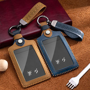 Funda Protectora de Piel Crazy Horse para Llave Inteligente de Hongqi, Serie HS5/HS7/H7/H9, Accesorios para Auto - Product Image 5