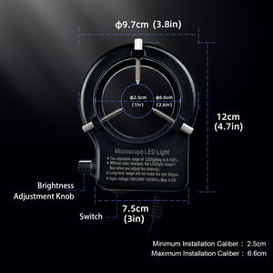 Anneau lumineux à LED pour microscope - Product Image 6