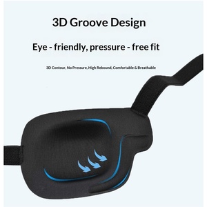 Máscara Ocular <span class=keywords><strong>de</strong></span> Dragón <span class=keywords><strong>de</strong></span> un Solo Ojo para Adultos y Adolescentes, Cubierta Ocular para Ambliopía Postoperatoria y <span class=keywords><strong>Estrabismo</strong></span>, Cobertura Completa 3D con Ranura - Product Image 3