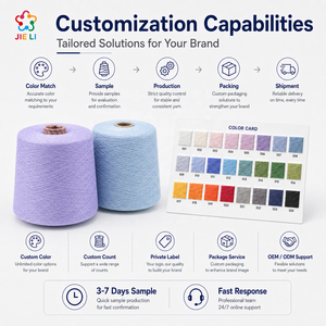 Fil à <span class=keywords><strong>tricoter</strong></span> en <span class=keywords><strong>laine</strong></span> mélangée, doux et chaud, anti-boulochage, matière textile première pour pulls, écharpes et vêtements, vente en gros - Product Image 3