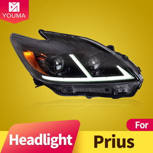 Conjunto de Faros LED para <span class=keywords><strong>Toyota</strong></span> <span class=keywords><strong>Prius</strong></span> 2012-2015, DRL, Lente de Doble Haz, Luz Delantera con Señal de Giro Secuencial - Product Image 2