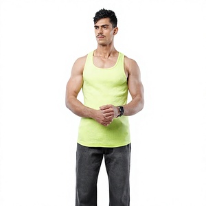 Camiseta sin Mangas para Hombre, Cuello Redondo, Diseño Único Ever Glow, Talla Grande, Transpirable, Ecológica, de Secado Rápido, Anti-Pilling, Anti-Encogimiento, Casual - Product Image 1