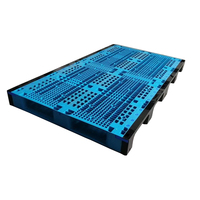 Palet de Plástico de 2000*1200*150 mm, Palet de Plástico de Gran Tamaño y Alta Resistencia con 3 Patines