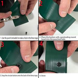 Clôture en PVC dur <span class=keywords><strong>pour</strong></span> la vie privée Jardin Chaîne Maillon Clôture Occultation PVC Kit Panneau <span class=keywords><strong>Rigide</strong></span> - Product Image 6