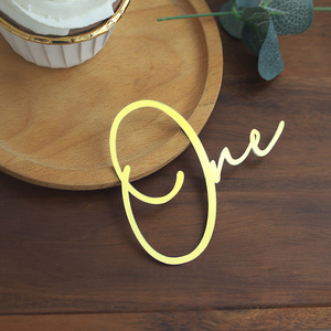 Decoración Acrílica para Pastel de Primer Cumpleaños de Bebé, con Miel y Dulzura, Adorno para Pastel de Un Año para Fiesta de Cumpleaños - Product Image 5