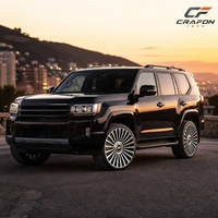 Jantes forgées CF 6061-T6 17 18 20 pouces 5*150 6x139.7 PCD 106.1 CB compatibles avec Toyota Prado LC150 LC120 Personnalisées ODM