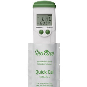เครื่องวัดค่า PH-EC-TDS-c แบบไมโครคอมพิวเตอร์ Veidt Lab Hanna HI98131 รุ่น GroLine สำหรับระบบไฮโดรโปนิกส์ กันน้ำ พกพาสะดวก พร้อมหน้าจอ LCD แสดงค่า PH/EC/TDS/อุณหภูมิ - Product Image 5