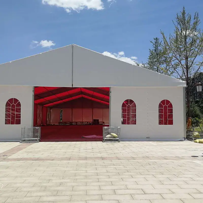 Alumínio Quadro Estrutura Evento Barraca 15X40M Evento Tendas Barraca De Casamento De Tecido De PVC