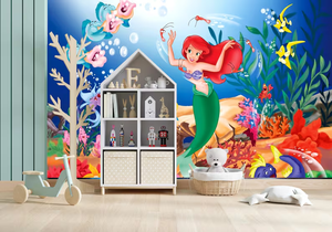 Mural de Pared con Personajes de Dibujos Animados, <span class=keywords><strong>Peter</strong></span> Pan, Princesa, Mickey Mouse, Decoración de Pared para Cuarto de Niños, Dormitorio, Sala de Juegos - Product Image 5