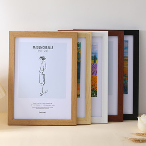 Bán Buôn Thân Thiện Với Môi 6-Inch Đơn Giản Bằng Gỗ Khung Ảnh Nghệ Thuật Sơn Dầu Tường Câu Đố A4 Bảng Cross-Biên Giới Lật Khung A3 - Product Image 1