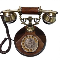Téléphone rotatif rétro antique, téléphone de bureau vintage Bluetooth, téléphone à cadran ancien, décoration artistique pour la maison et cadeau pour les collectionneurs