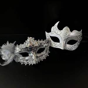 Masque de mascarade de haute qualité, demi-masque de carnaval pour couple, masque de fête costumée de <span class=keywords><strong>Venise</strong></span>, ensemble pour homme et femme - Product Image 4