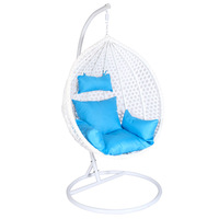 HITREE Fauteuil Œuf Suspendu Grande Balançoire Moderne en Rotin pour Jardin Terrasse Extérieur Parc Salle de Sport – Vente Usine à Prix Réduit