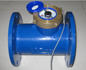 수평 설치 플랜지 터빈 물 미터 전자 Rs485 Mbus 관개 물 미터 - Product Image 4