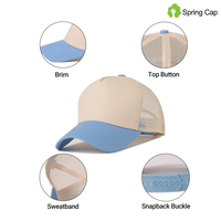 Gorra de Béisbol con Estampado de Vaca Personalizada con Logotipo Bordado, Diseño de Puntos Blancos y Negros, para Uso Casual y al Aire Libre, MOQ Bajo