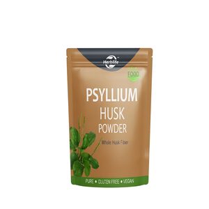 Poudre de Psyllium de Qualité Supérieure à Marque Blanche OEM, Pureté 99%, Complément Alimentaire Naturel en Fibres pour la Digestion, Certifié GMP - Product Image 1