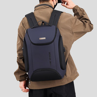 Ransel Kain Oxford untuk Bisnis dengan Port USB, Poliester, Kapasitas Besar 20-39L untuk Laptop, Tahan Air, Tas Travel, Bantalan Udara