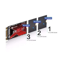 X-STAR 1TB SATA M.2 SSD 2280 Internal untuk Desktop, dengan 380-560MB/dtk kecepatan baca 350-520MB/dtk garansi 3 tahun baru
