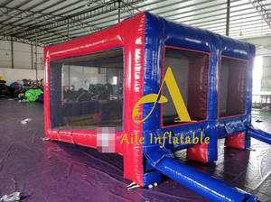 Popolare 2 in 1 battitori gioco sportivo gonfiabile gioco di Baseball carnevale gonfiabile gabbia di Baseball gioco sportivo - Product Image 3