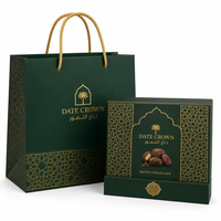 Boîte d'emballage personnalisée pour dattes au chocolat, boîte en carton de luxe, emballage de dattes de Ramadan, boîte cadeau