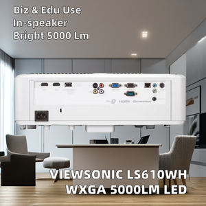 Viewsonic ls610wh văn phòng di động hội nghị <span class=keywords><strong>video</strong></span> Máy chiếu 3D độ phân giải WXGA 5000 Lumens ba màu chính dẫn nguồn ánh sáng - Product Image 5