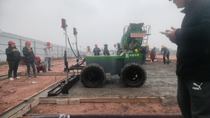 Machine de criblage <span class=keywords><strong>laser</strong></span> électrique Robot pour le nivellement du béton, zéro émission, télécommande, service OEM - Product Image 2