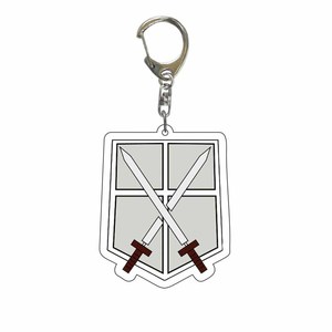 Llavero acrílico Anime Attack On Titan, portallaves para bolsa, accesorio <span class=keywords><strong>de</strong></span> llave <span class=keywords><strong>de</strong></span> coche - Product Image 4
