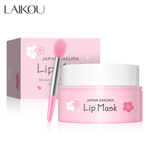 Laikou JAPAN Masque pour les lèvres hydratant et nourrissant à la fragrance de Sakura 8g - Product Image 1