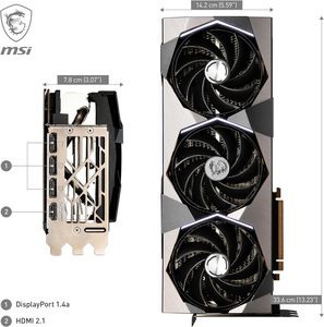 การ์ดจอคุณภาพเยี่ยม Super GeForce RTX 4090 VERTO 24GB GDDR6X PCIe 4.0 Rtx4090 24gb สำหรับเล่นเกม Rtx4090 24gb Gddr6x - Product Image 5